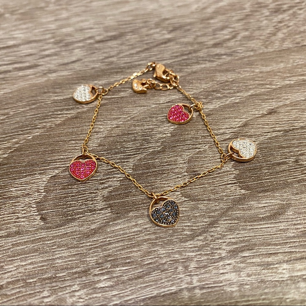 Swarovski Hearts Bracelet